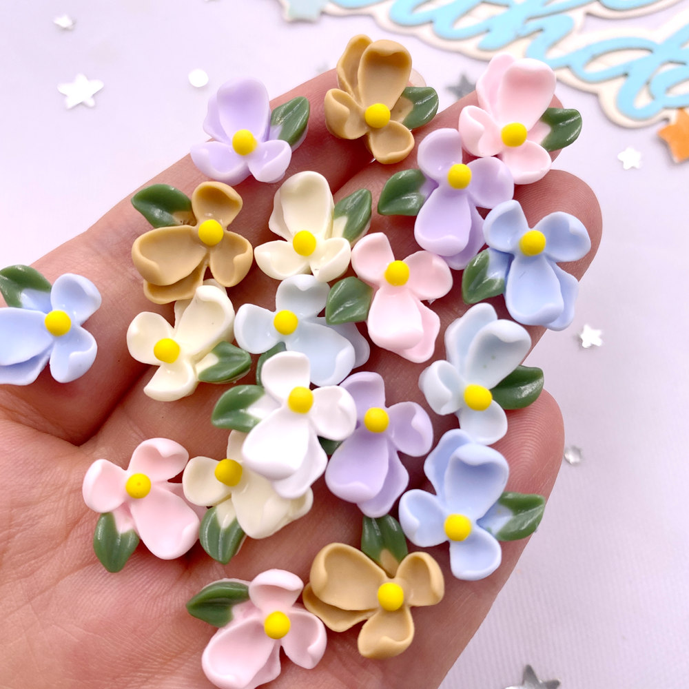 Resin Craft Ideas - 30Pcs Mixed Resin 15mm Colorful Butterfly