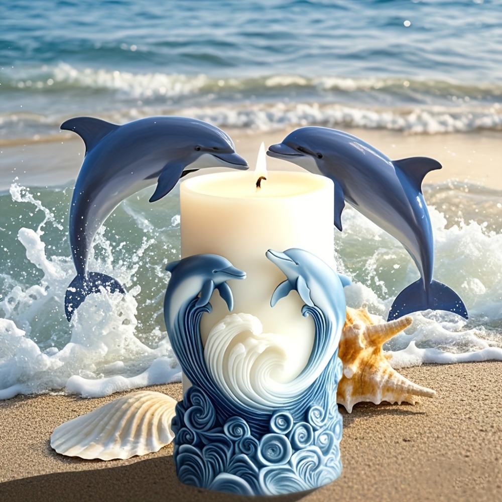 Ocean Theme Silicone Candle Mo - огляд і ціна Resin Ocean Wave Mold