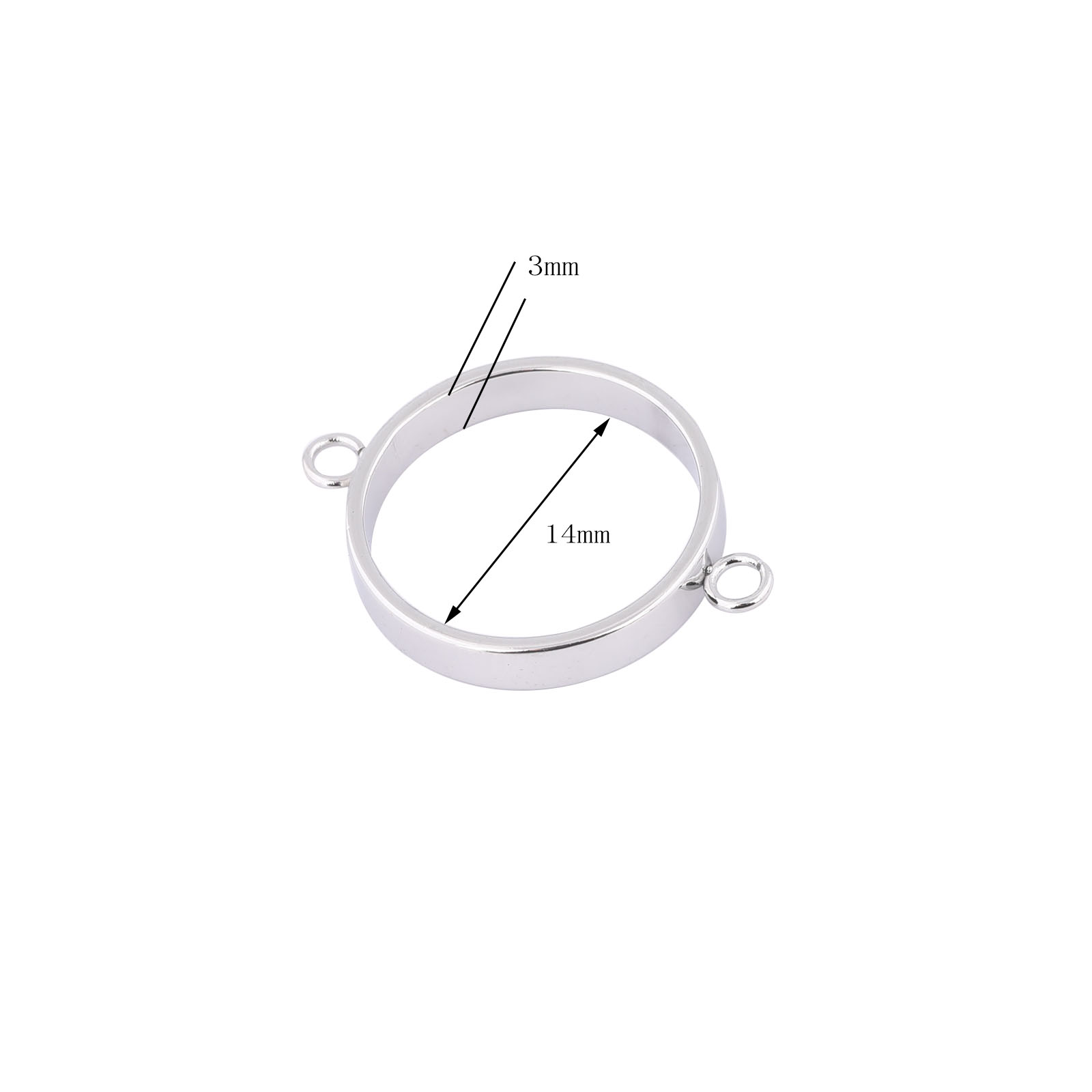 10pcs Stainless Steel 14mm Ope - огляд і ціна Resin Craft Projects