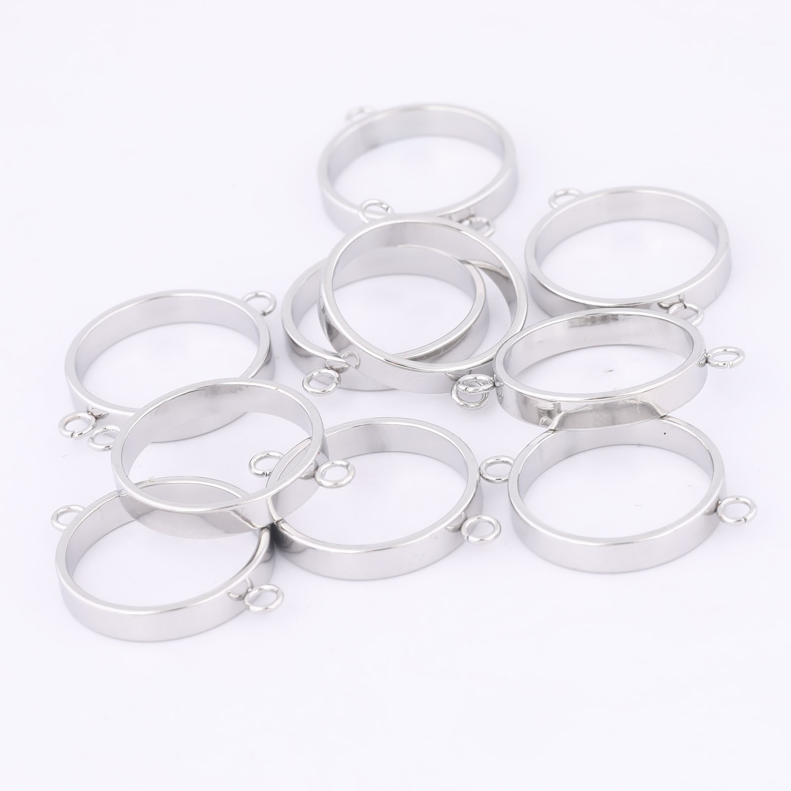 10pcs Stainless Steel 14mm Ope - огляд і ціна Resin Craft Projects
