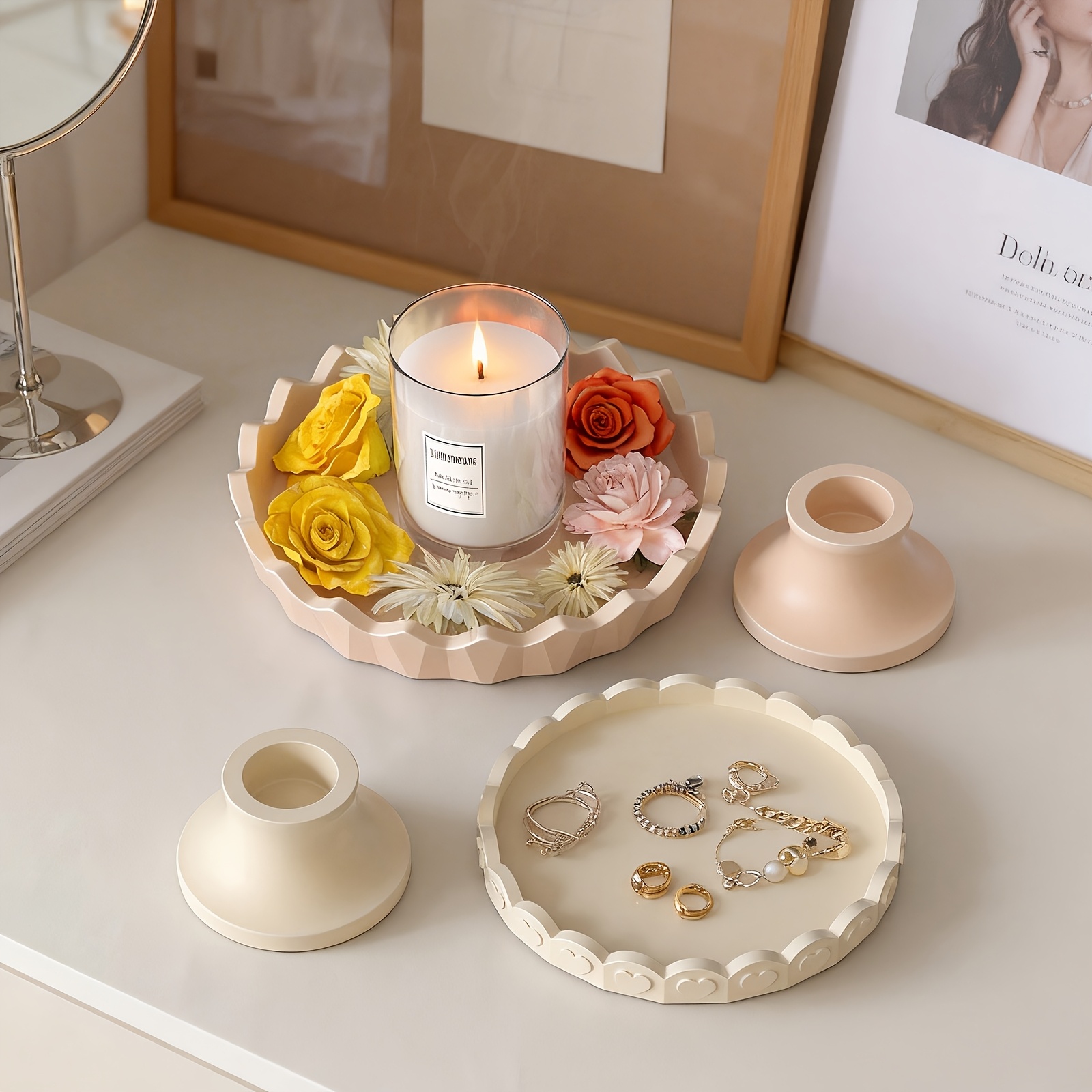 2pcs Silicone Tray Mold Set, R - огляд і ціна Resin Craft Ideas