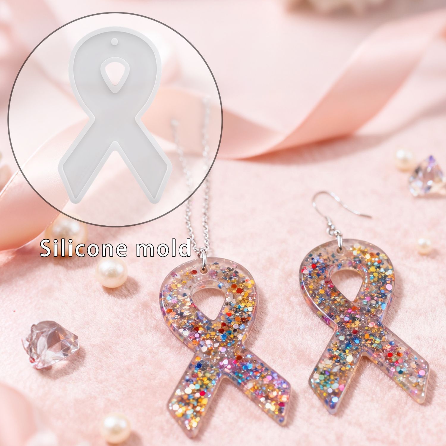 DIY Ribbon Earring Resin Molds - огляд і ціна Resin Craft Supplies