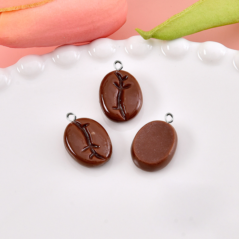 10pcs Coffee Beans Resin Penda - огляд і ціна Resin Craft Projects
