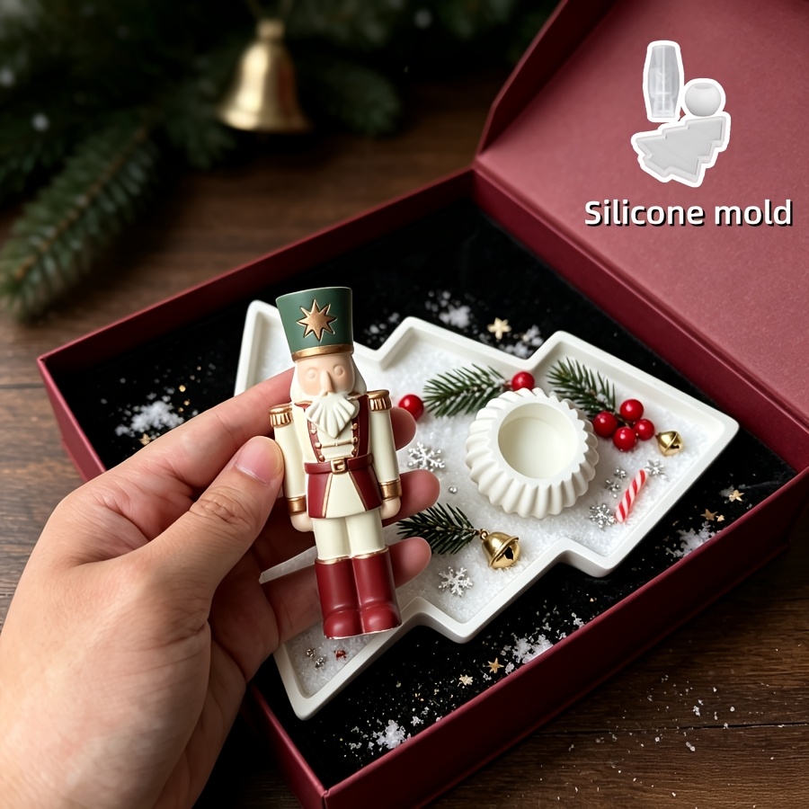 3pcs Nutcracker Soldier Spheri - огляд і ціна Silicone Mold Tray