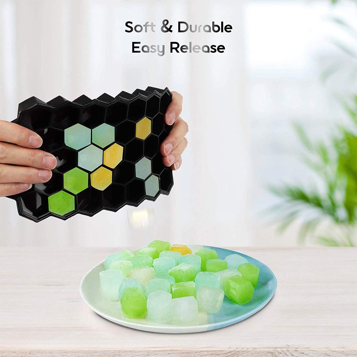 Honeycomb Ice Cube Trays with  - огляд і ціна Silicone Mold Tray