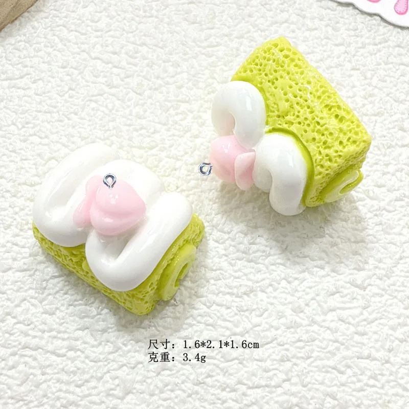 10Pcs Mini Simulated Cute Cake - огляд і ціна Resin Craft Supplies
