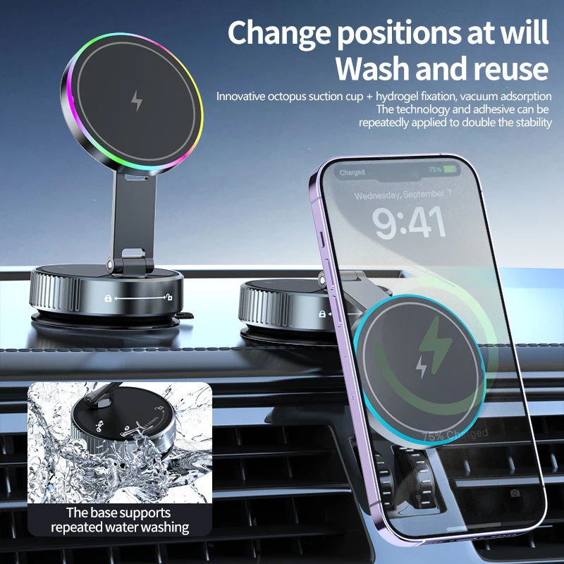 15W Wireless Car Charger Phone - огляд і ціна Vacuum Chamber Small