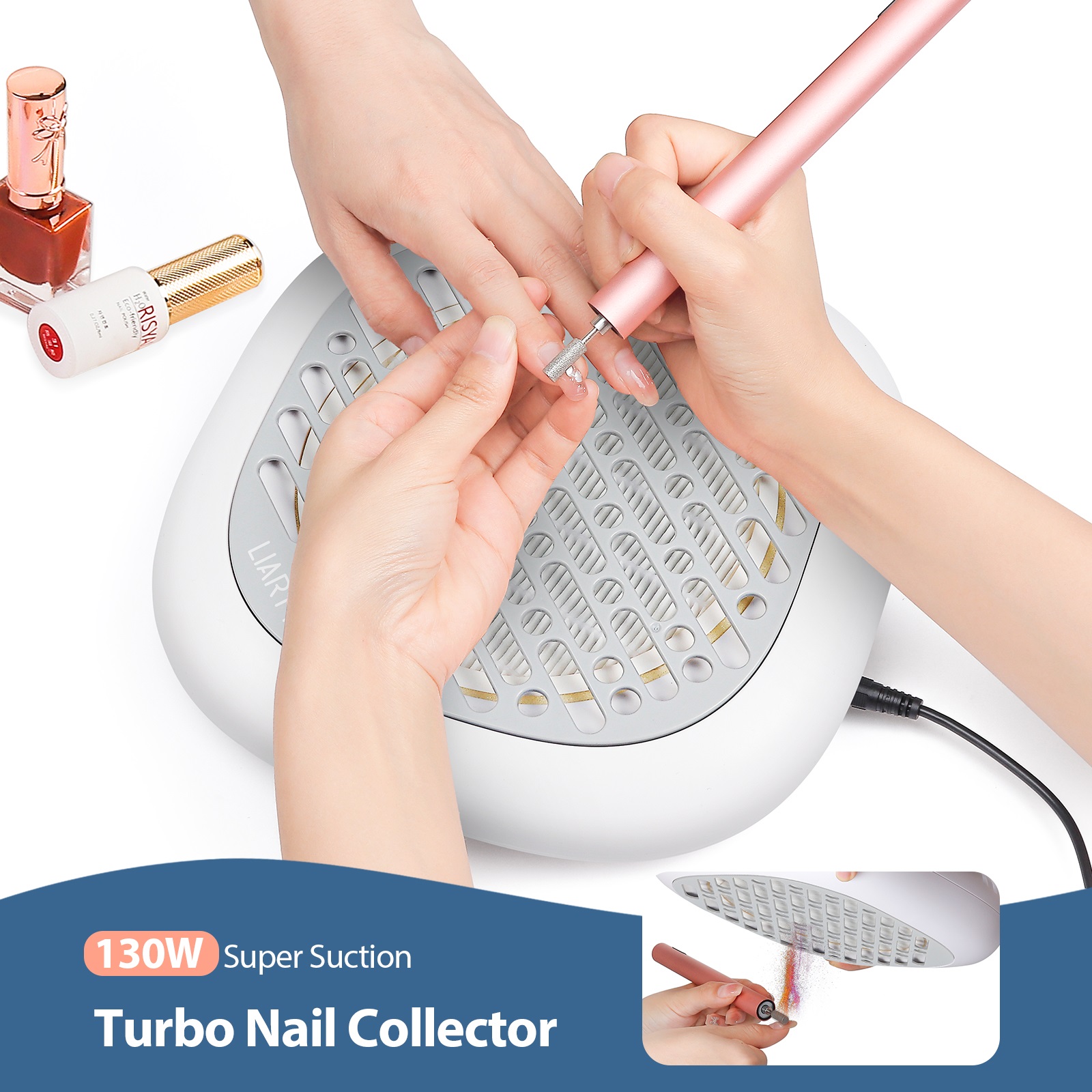 130W High Power Mini Nail Dust - огляд і ціна Vacuum Chamber Small