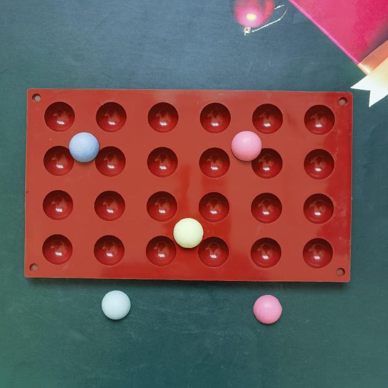 Hot 24-cavity Semi Sphere Sili - огляд і ціна Silicone Mold Tray