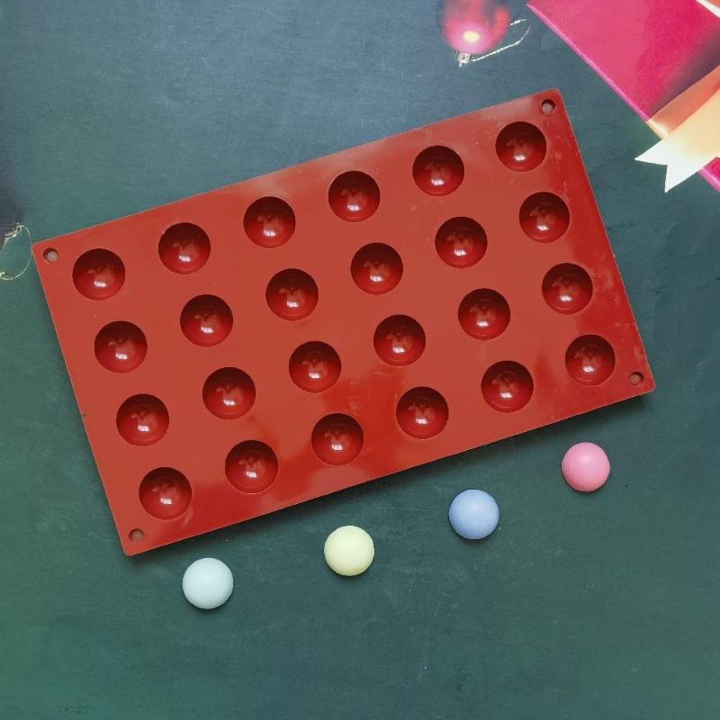 Hot 24-cavity Semi Sphere Sili - огляд і ціна Silicone Mold Tray
