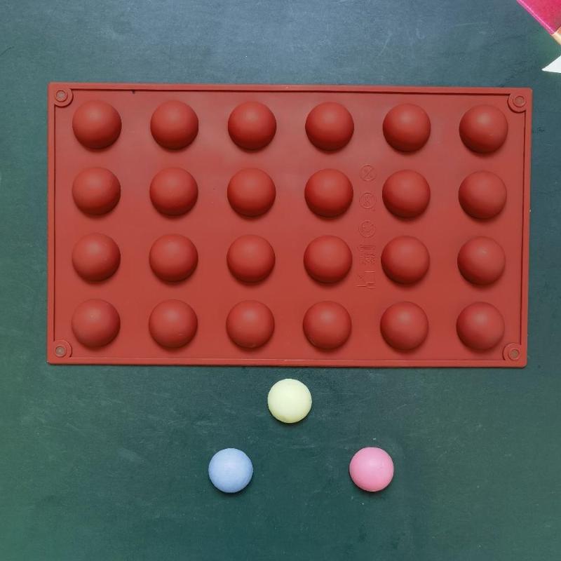 Hot 24-cavity Semi Sphere Sili - огляд і ціна Silicone Mold Tray