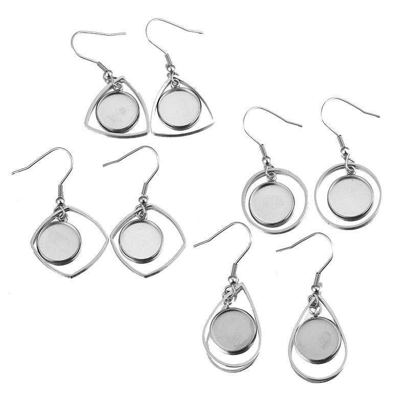 10pc Stainless Steel Tray Beze - огляд і ціна Bezels Set Pendant