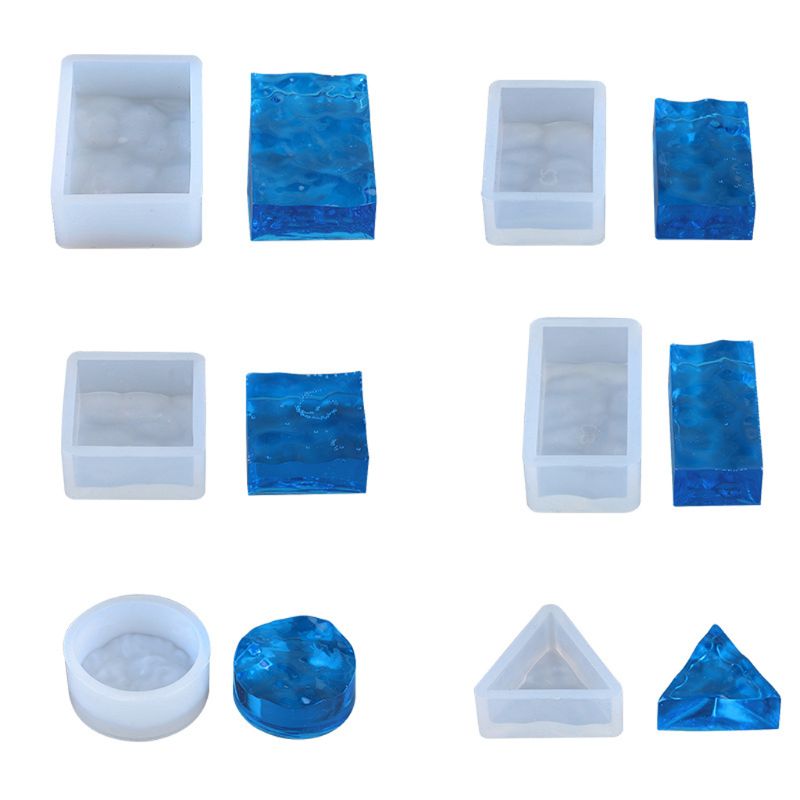 4Pcs Sea Wave Resin Mold Set W - огляд і ціна Resin Ocean Wave Mold