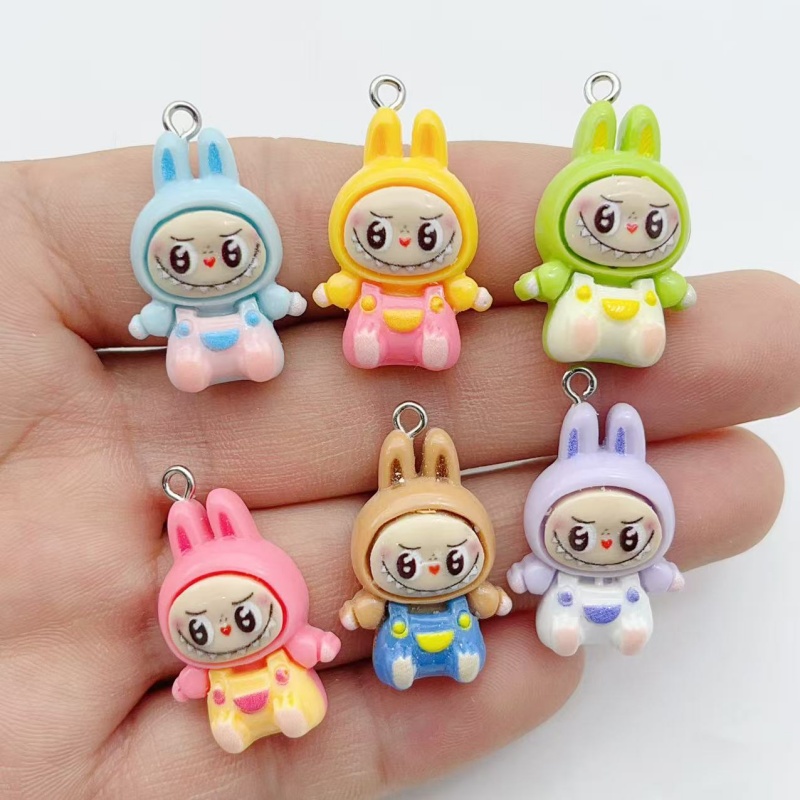10Pcs Kawaii Rabbit Strawberry - огляд і ціна Resin Craft Projects