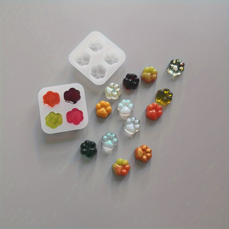 1Cat Paw Pattern Silicone Mold - огляд і ціна Resin Craft Ideas