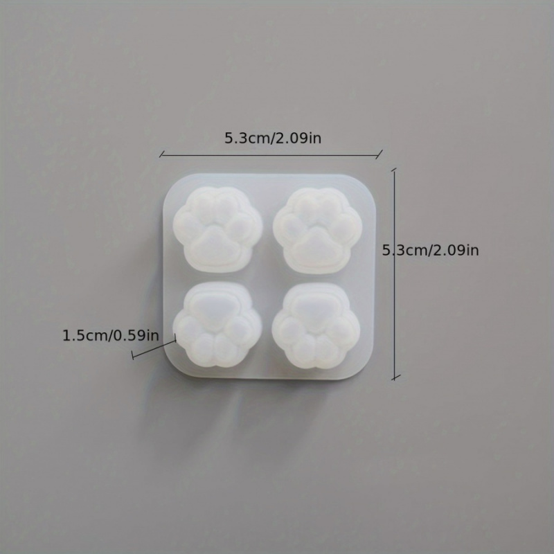 1Cat Paw Pattern Silicone Mold - огляд і ціна Resin Craft Ideas