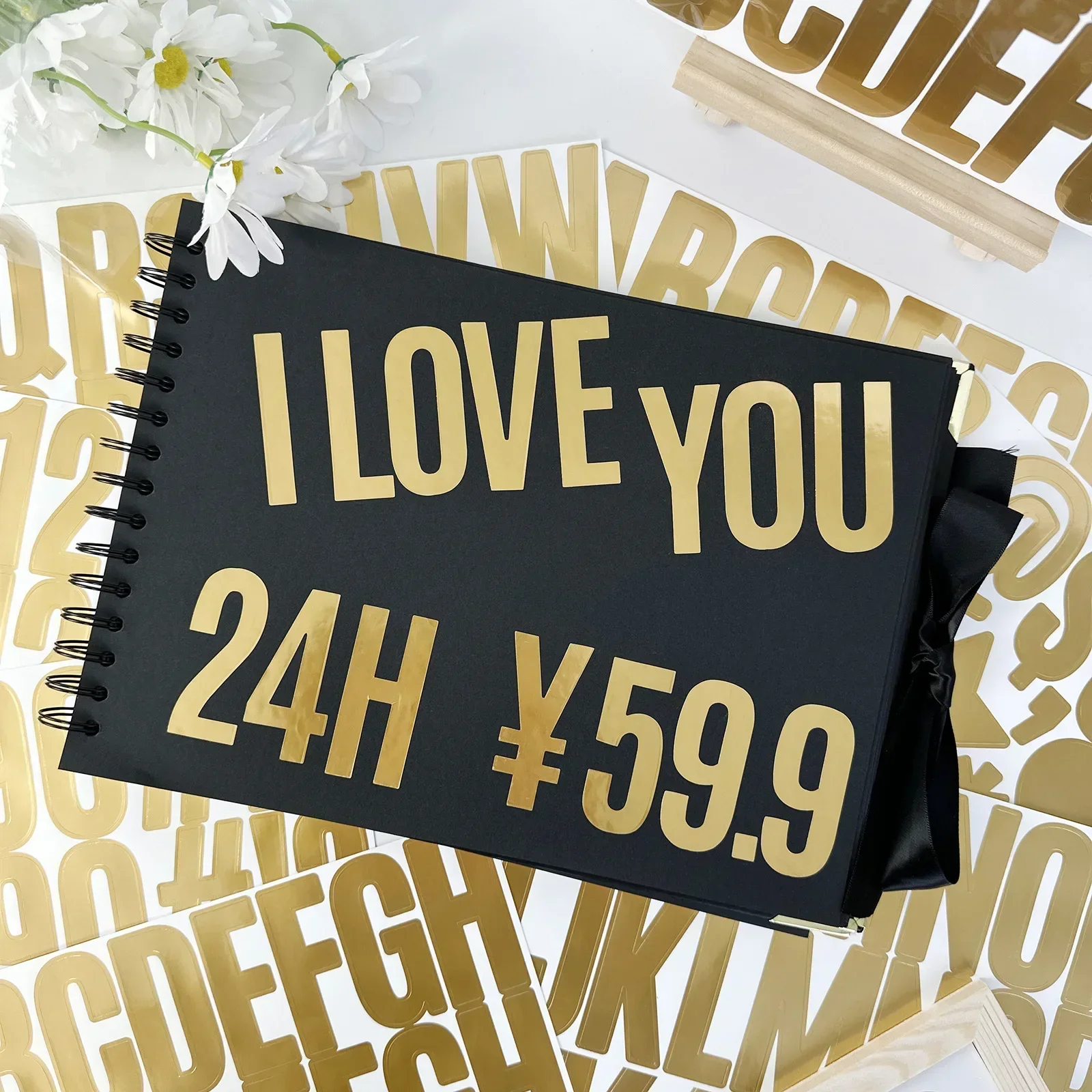 100 Pcs 6 Sheets Gold Letter S - огляд і ціна Gold Foil Flakes