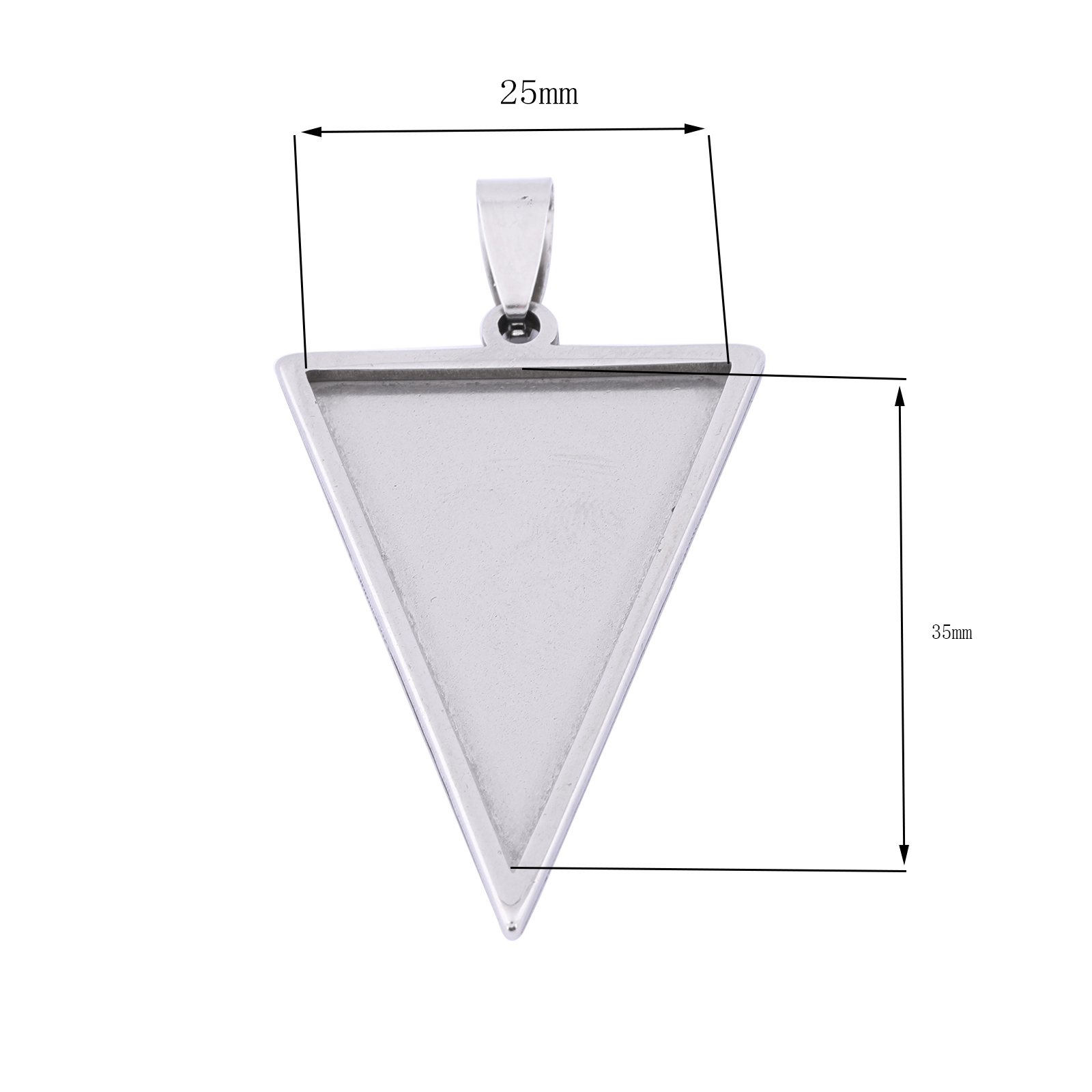 5pcs Stainless Steel 25x35mm T - огляд і ціна Bezels Set Pendant